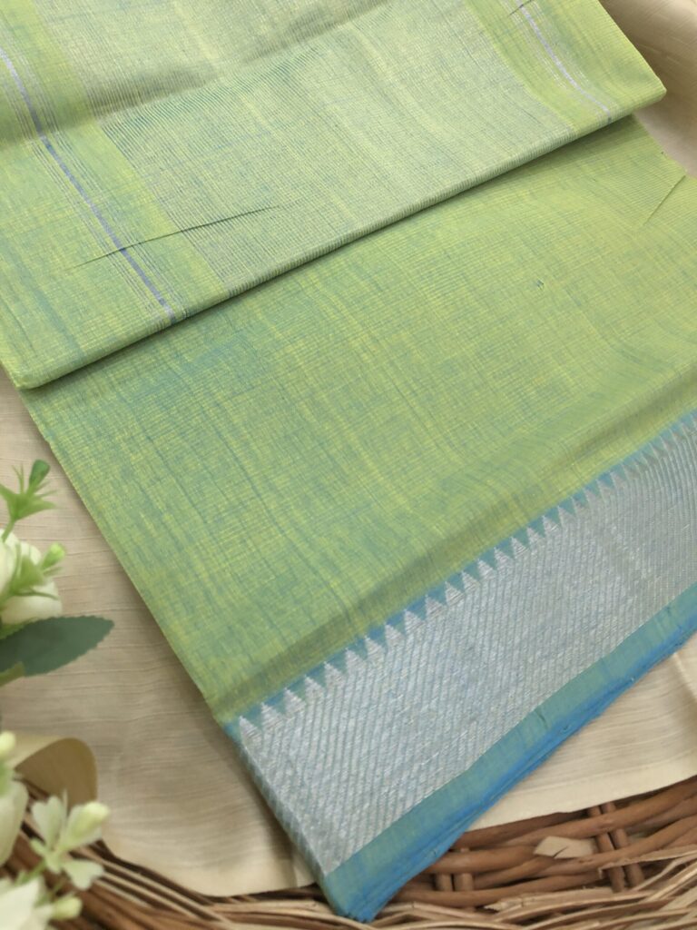 Test green saree